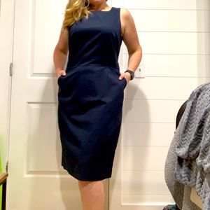 Banana Republic Navy blue pencil dress size 14